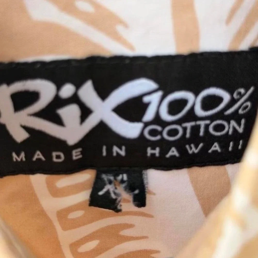 Tropical Rix Hawaii Button-Up Shirt Size XL